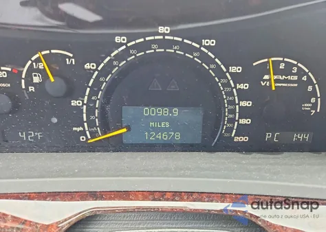 2004 Mercedes-Benz S 55 Amg из США, поврежденный, VIN WDBNG74JX4A406010